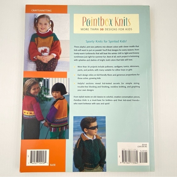 Paintbox Knits Book: More Than 30 Designs for Kids Clothing Pattern Softcover - Picture 2 of 9